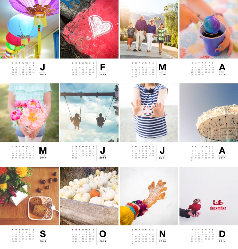 year in review calendar | suzanneobrienstudio.com