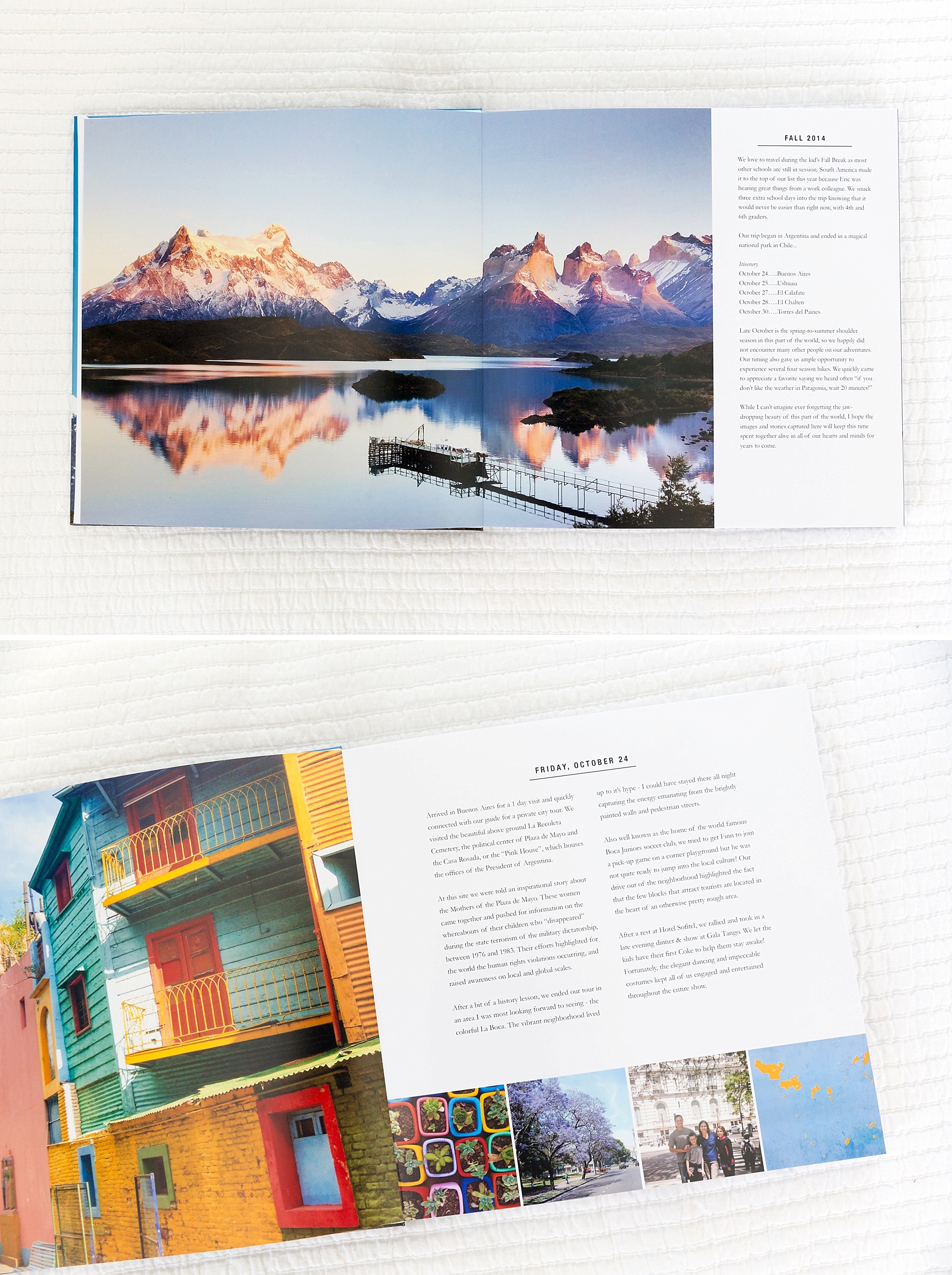 Document Your Travels | Patagonia Vacation Photo Book | www.suzanneobrienstudio.com
