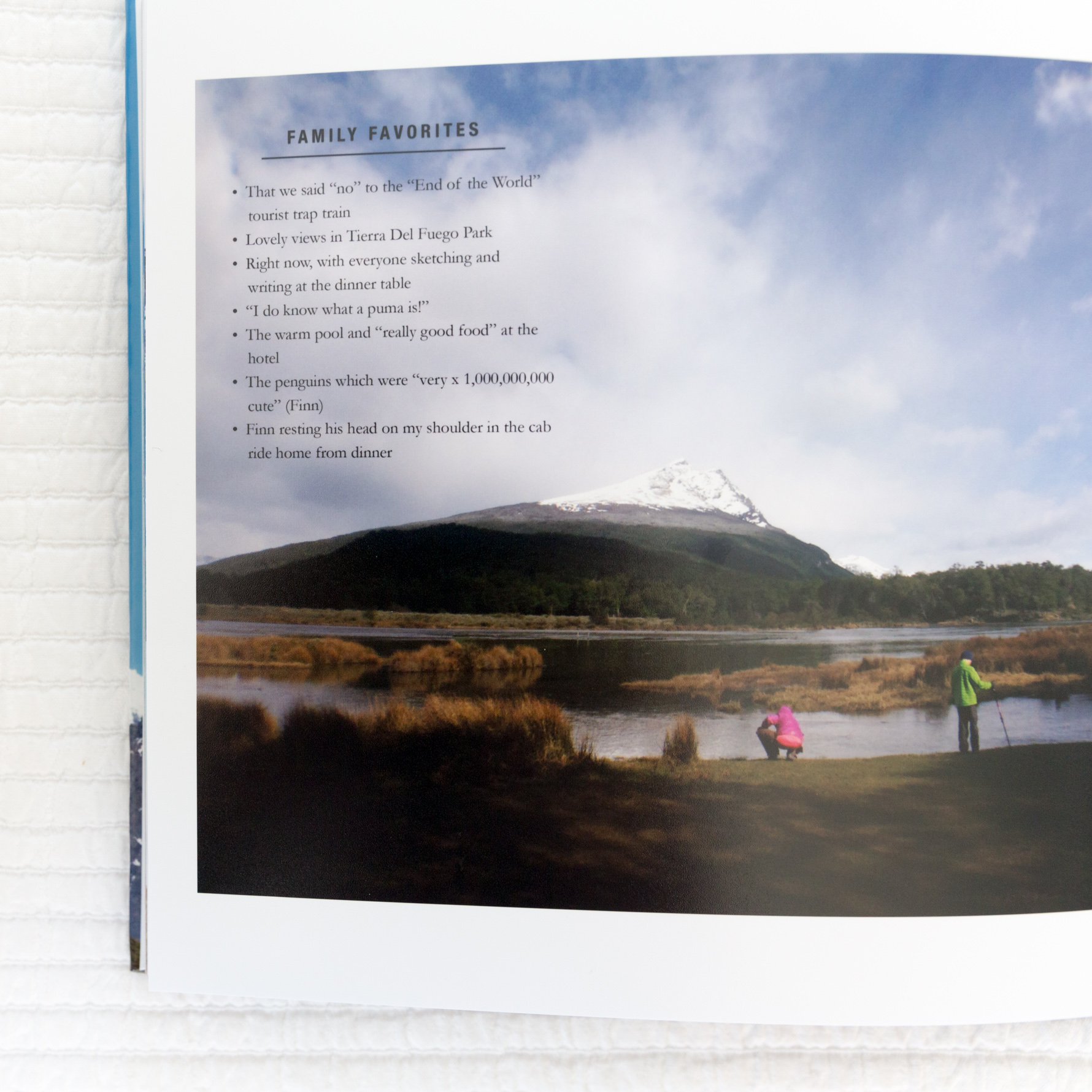 Document Your Travels | Patagonia Vacation Photo Book | www.suzanneobrienstudio.com