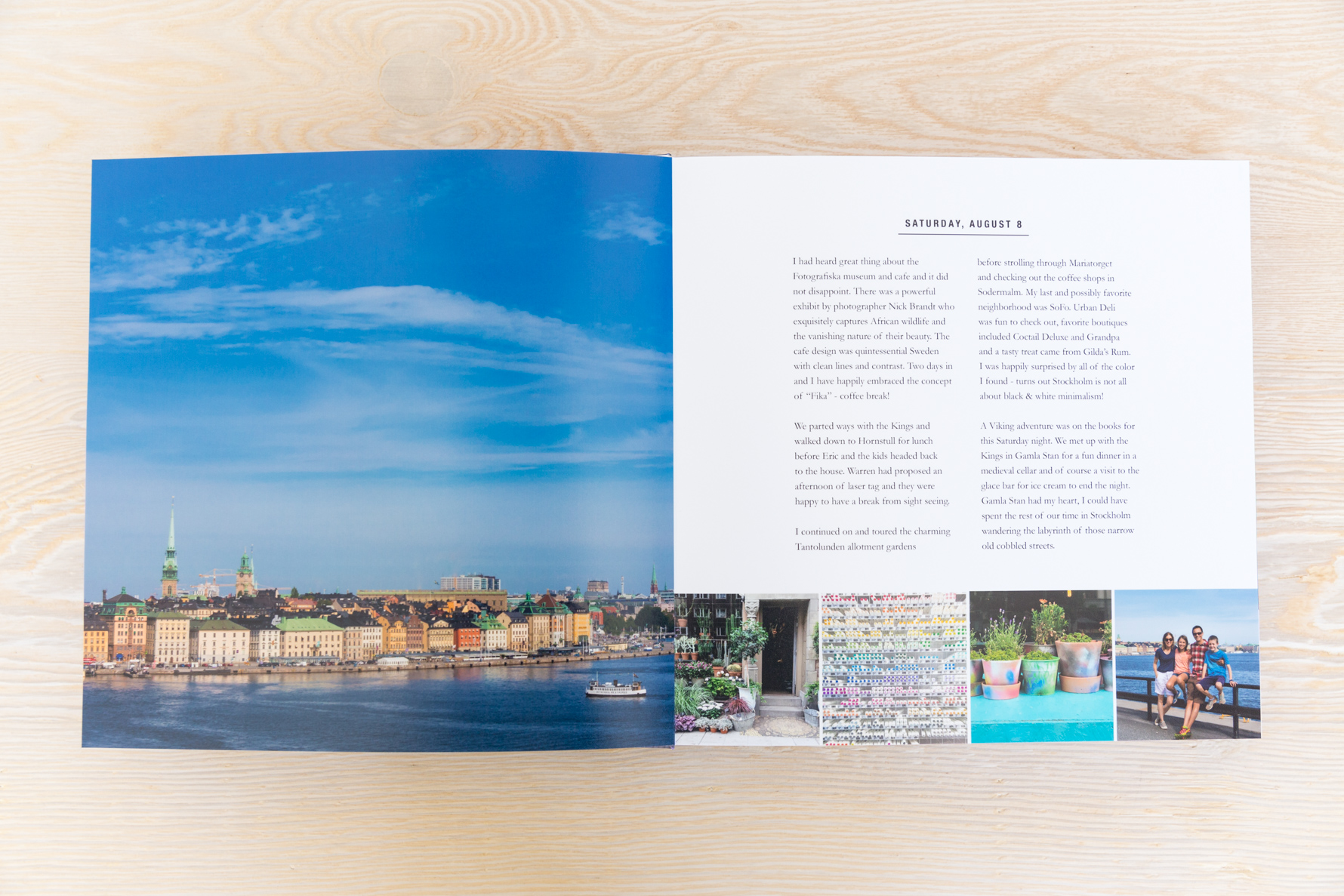 Document Your Travels | Sweden & Norway Vacation Photo Book | www.suzanneobrienstudio.com