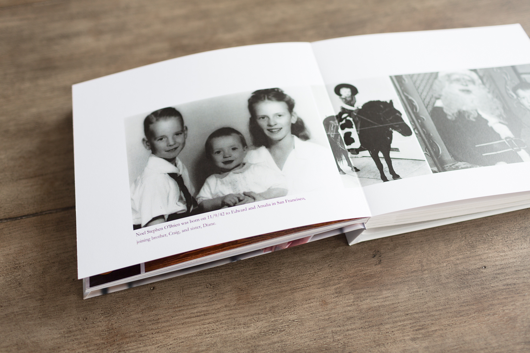 75th Surprise Birthday Photo Book | suzanneobrienstudio.com