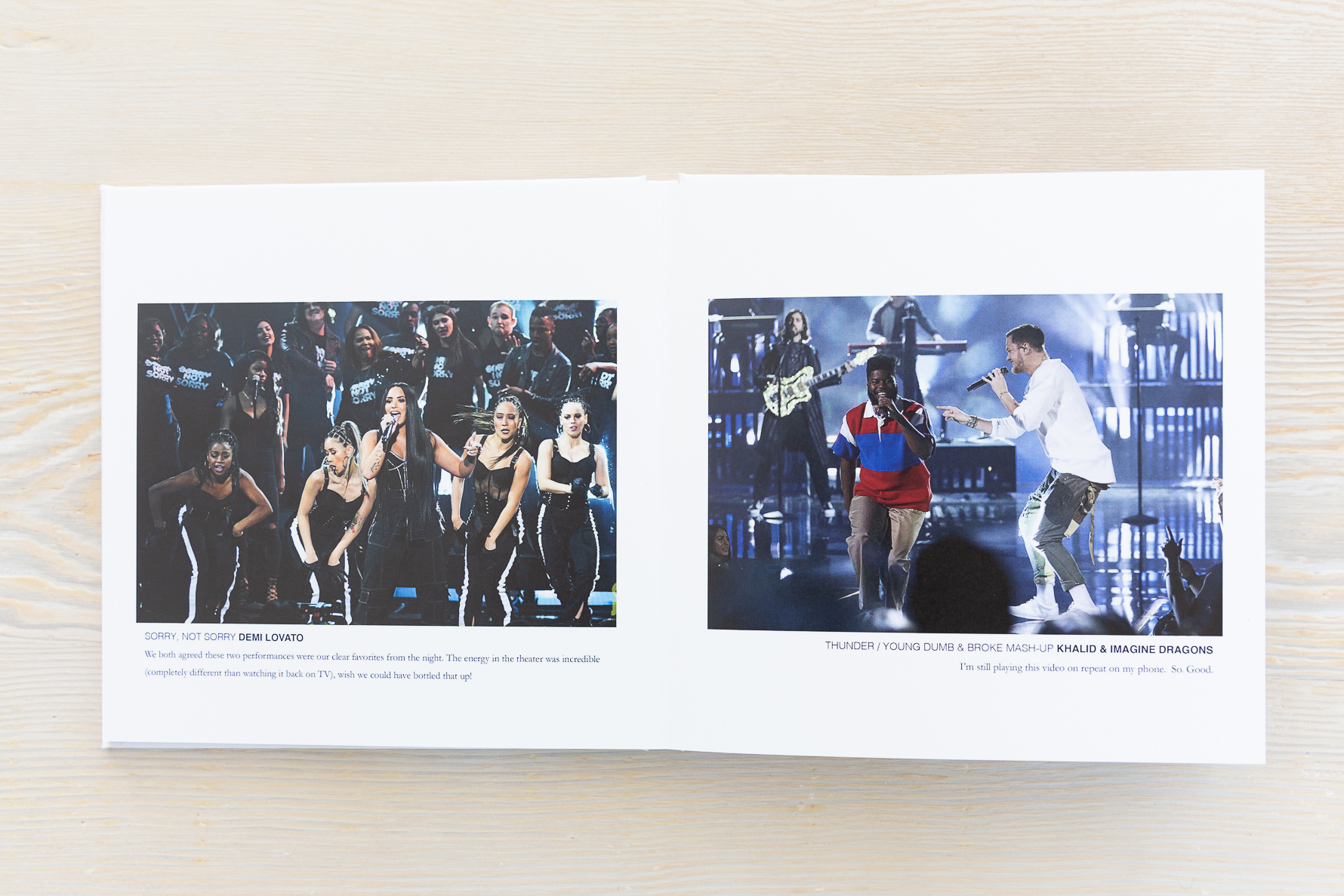 American Music Awards Photo Book | Documenting Special Experiences | suzanneobrienstudio.com