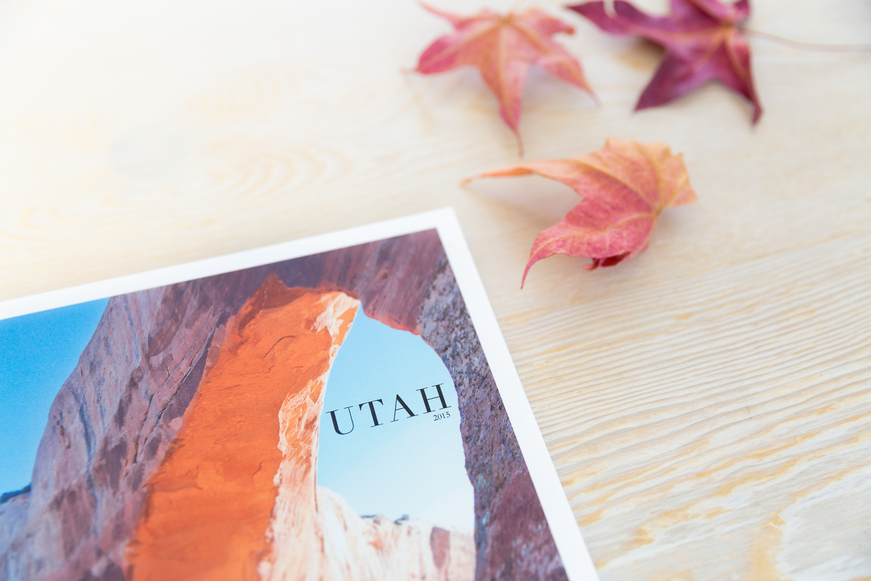 Celebrating the fall beauty of Utah in a custom designed photo book | suzanneobrienstudio.com