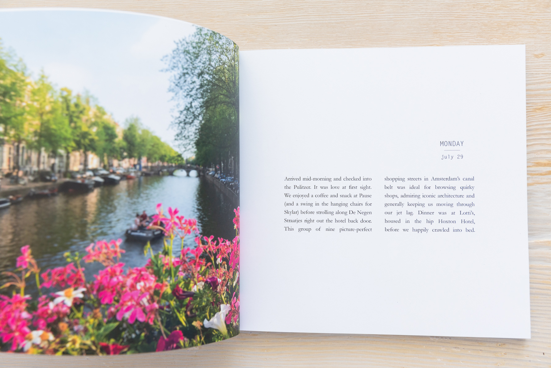 Document Your Travels | Amsterdam Photo Book | suzanneobrienstudio.com