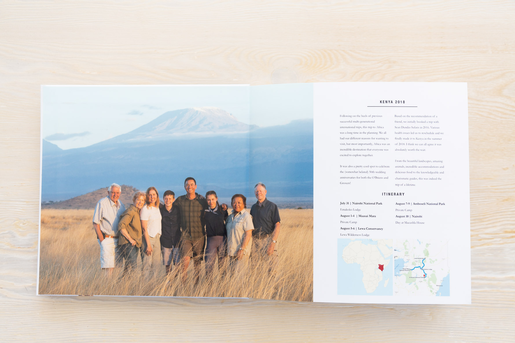 Document Your Travels | Kenya Africa Photo Book | suzanneobrienstudio.com