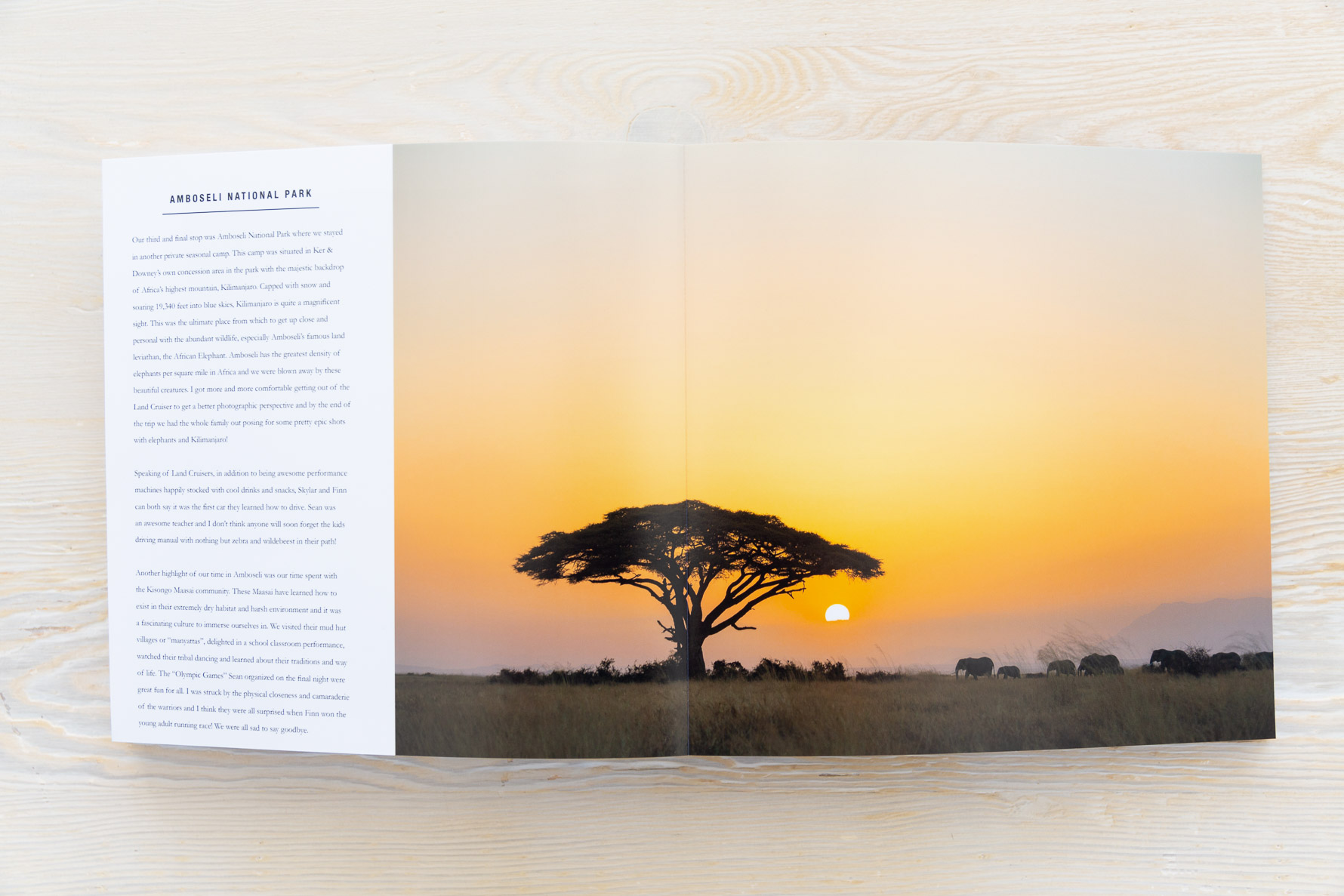 Document Your Travels | Kenya Africa Photo Book | suzanneobrienstudio.com