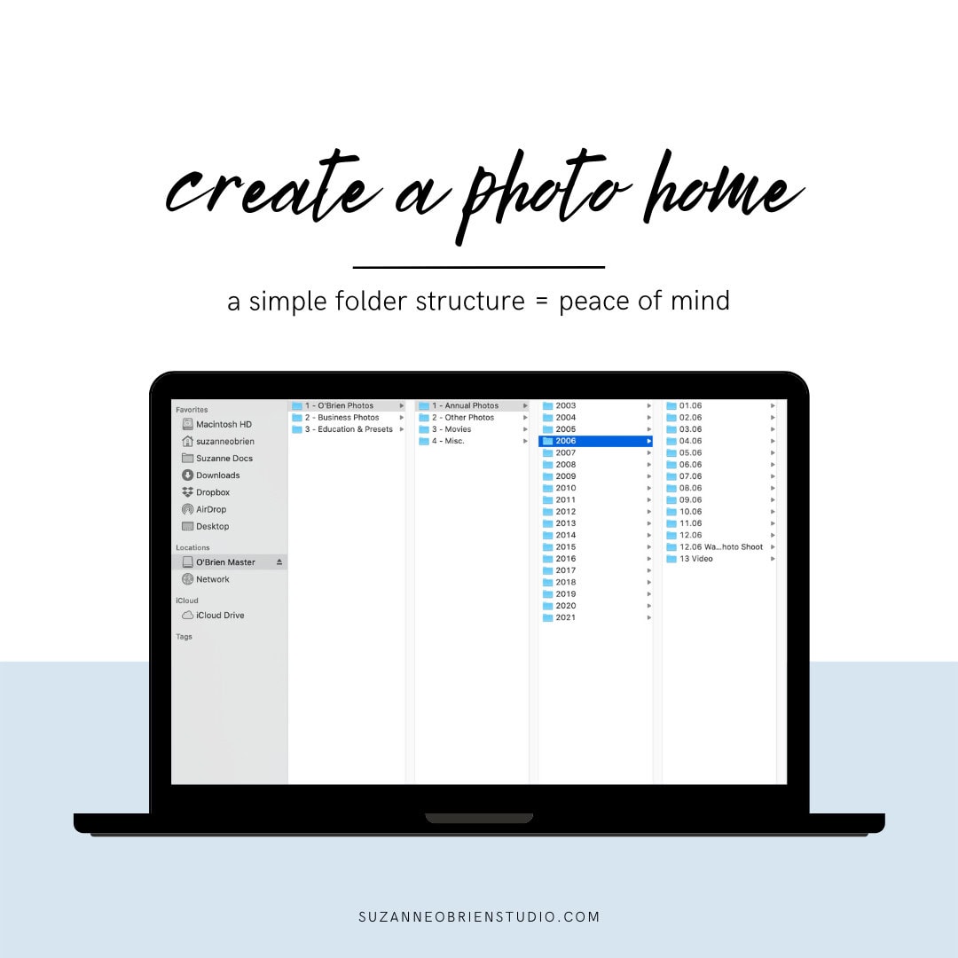 5 Steps to Conquering Digital Photo Overwhelm | suzanneobrienstudio.com