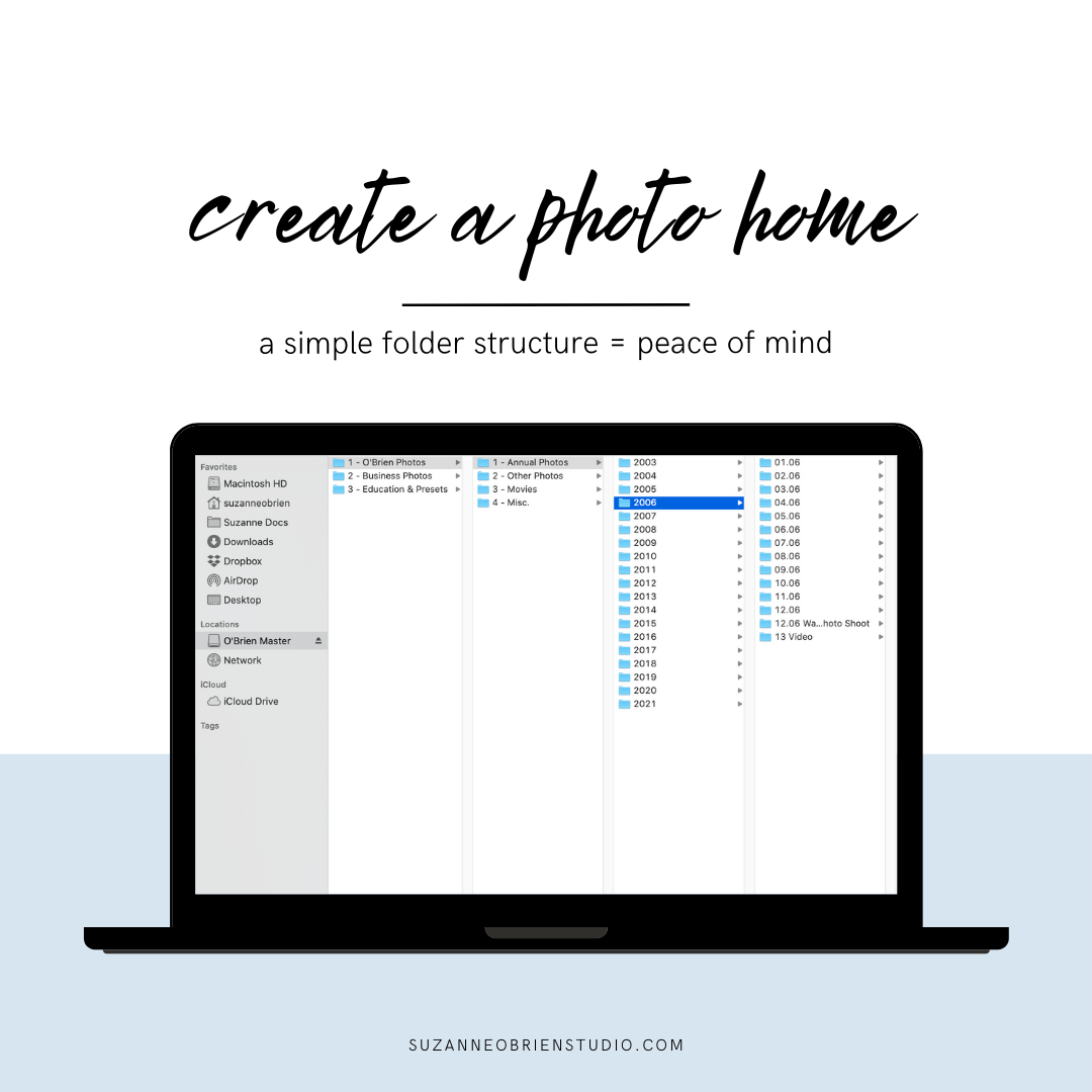 5 Steps to Conquering Digital Photo Overwhelm | suzanneobrienstudio.com